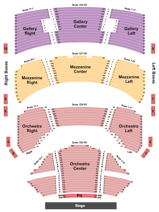 Sarofim Hall Buena Vista Social Club Seating Chart